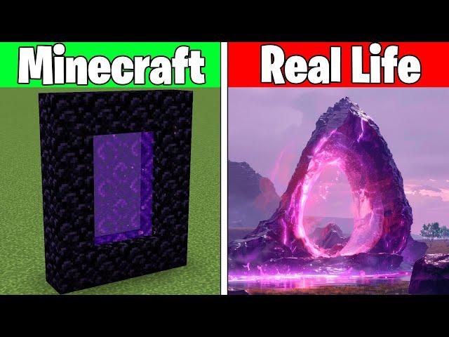 Realistic Minecraft | Real Life vs Minecraft | Realistic Slime, Water, Lava #244