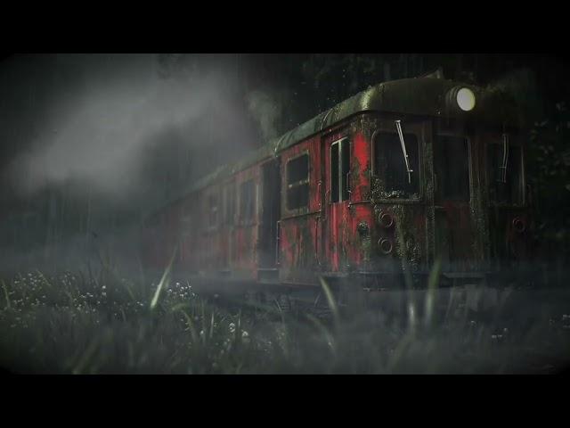 Ghost Train Sounds in Foggy Forest | Relaxing Rain Sounds for Sleeping FAST & Insomnia | Sleep Aid