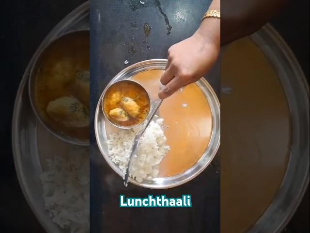 #lunchroutine  #lunchthaali #shortsfeeds #chickenkofte #trendingshorts