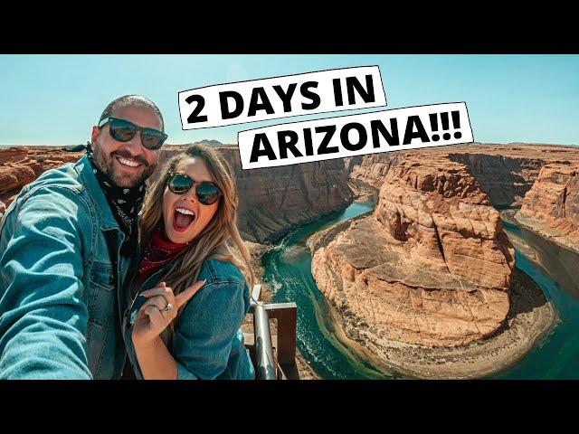 Arizona: Page, AZ + The Grand Canyon | Horseshoe Bend, Lake Powell, Vermilion Cliffs - Travel Vlog