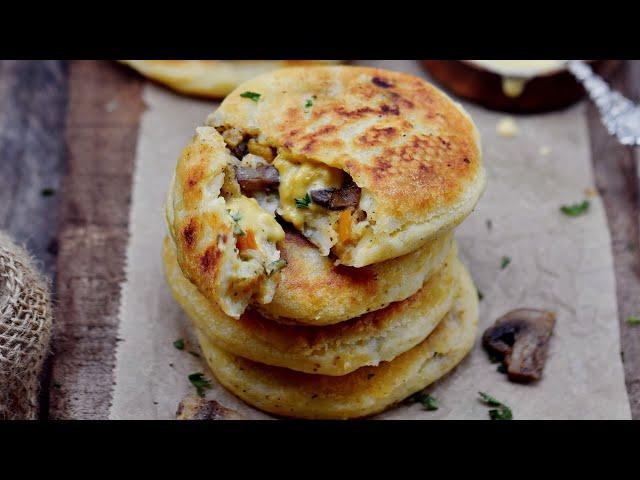 Stuffed POTATO CAKES: Vegan And Gluten-Free Recipe!