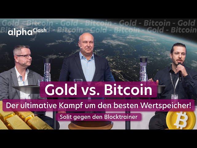 alphaClash | Gold vs. Bitcoin - Die endgültige Debatte | Robert Vitye, Roman Reher, Mathias Roch