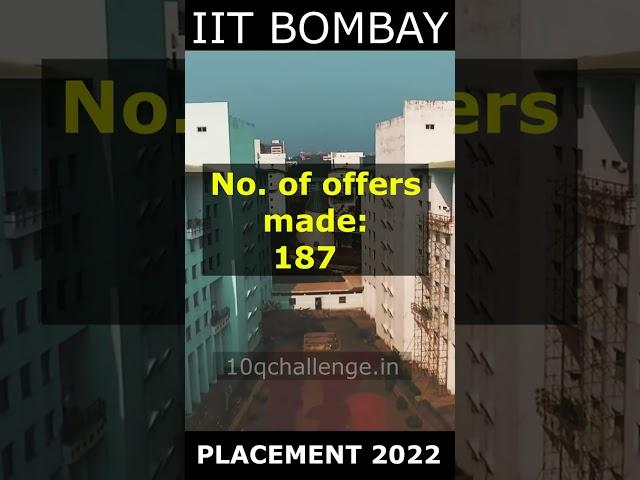 SHOCKING IIT Bombay PlacementsJEE 2023 Best MotivationIIT-JEE Campus selection #iitbombay#shorts