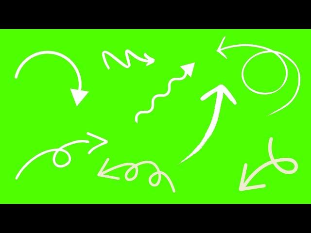 Green Screen ARROW (Free ANIMATION with Download Link)