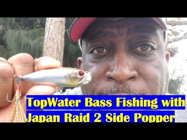 Topwater Bass Fishing Raid Japan 2 Side Popper