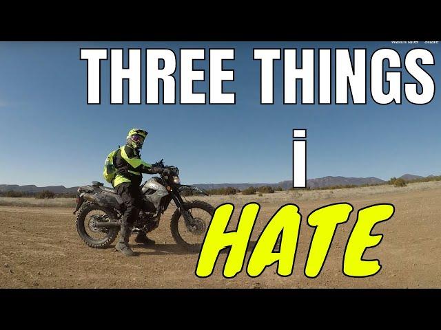 THREE things I hate about the KLX250 dual sport |  KLX250 review - Kind of