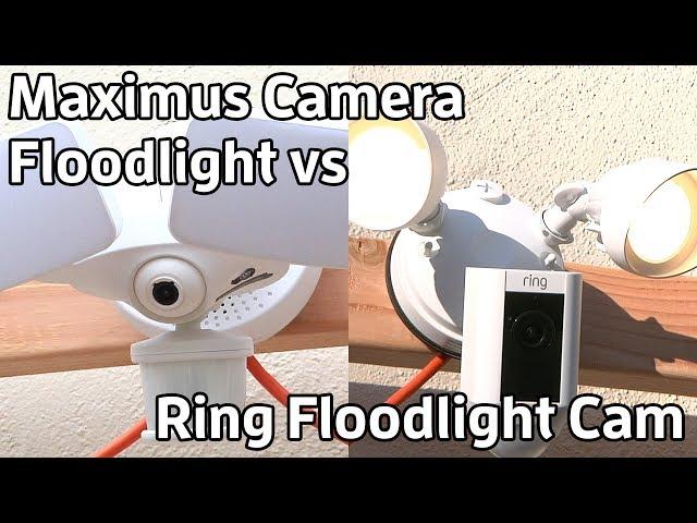 Ring Floodlight Cam vs Maximus Camera Floodlight | TechHive