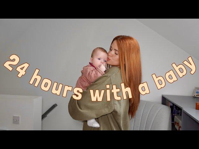 24 hours with a 4 month old baby | SOLO PARENTING