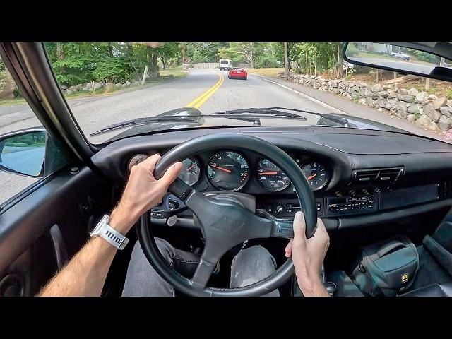 Rare 1990 Strosek Porsche 911 vs. 1987 Ferrari 328 GTS (POV Binaural Audio)