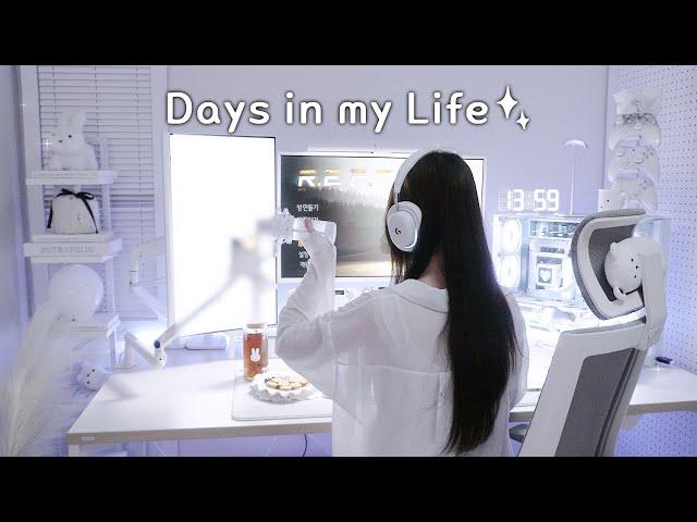 초여름을 보내는 집순이 일상이사한 새집에서 첫 브이로그 | 호러게임 R.E.P.O 플레이 | 게임룸 꾸미고, PC 업그레이드 하기⤴️ | 레몬국수, 바나나스플릿 만들기