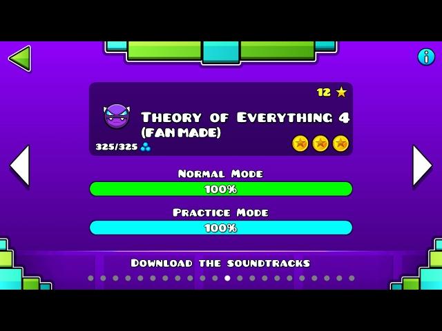 THEORY OF EVERYTHING 4 (?) (Fan Made) | Geometry Dash 2.1 : TOE IV - im fernando (Future of Gd xD)