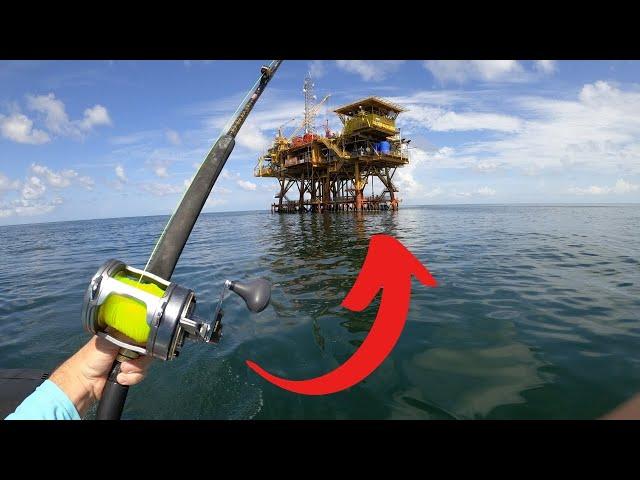 DEEP SEA CATCH AND COOK! (GIANT OIL RIG FISHING)