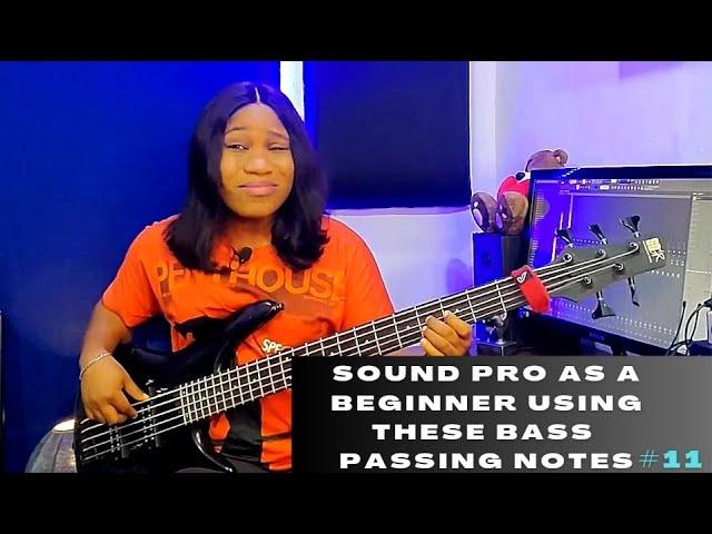 Start sounding pro as a beginner using these bass passing notes