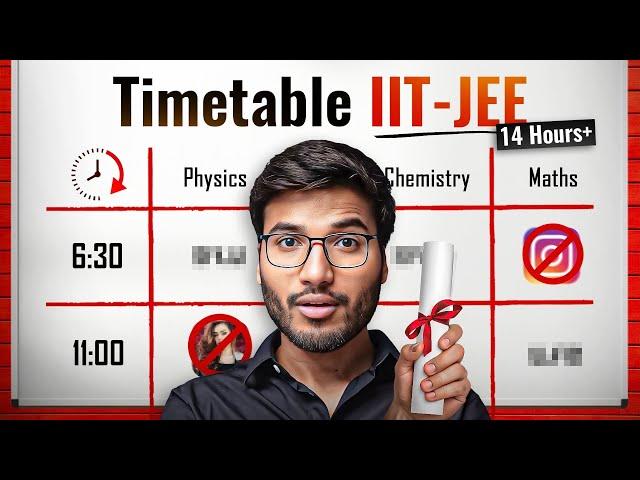 Best TIMETABLE to get into IIT | JEE 2026 & 2027 !!