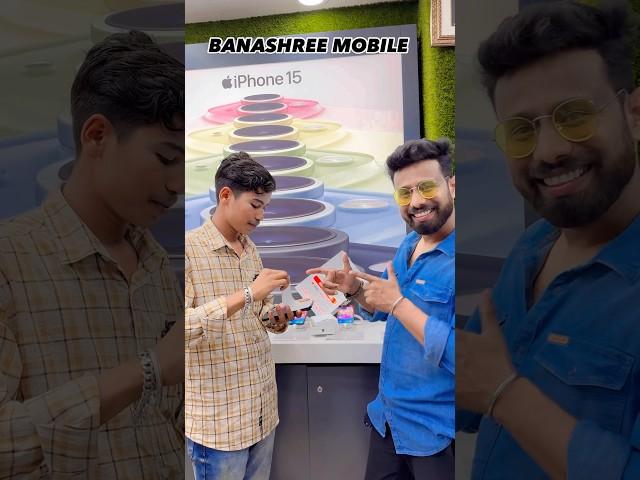 Iphone 15 black buying from BANASHREE MOBILE BBSR