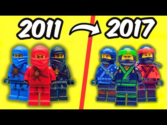 The Evolution of LEGO Ninjago Minifigures... (part 1)