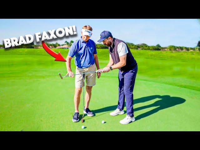 I get a Lesson from the WORLDS BEST Putting Coach (Brad Faxon)