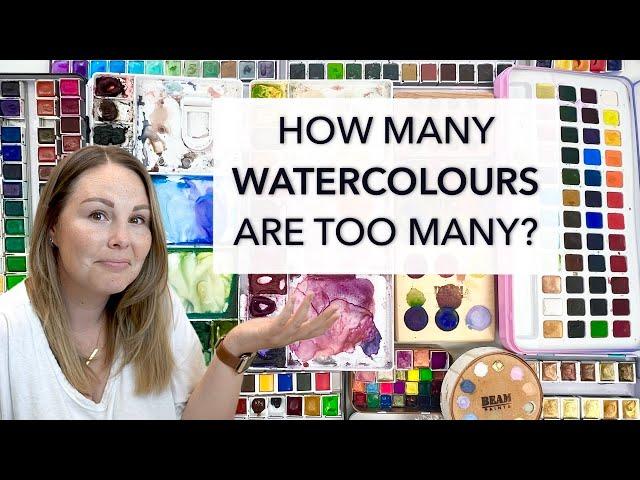 A Tour Of ALL Of My Watercolour Palettes