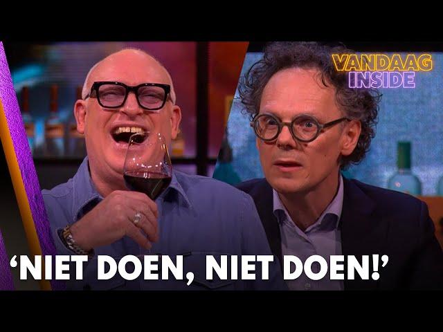 René dreigt ordinaire anekdote te vertellen over Ben: 'Niet doen, niet doen!' | VANDAAG INSIDE