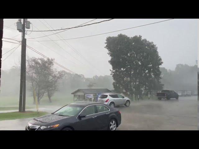 Tornado Warning Fairview, TN. Tropical Depression Laura (August 28, 2020)