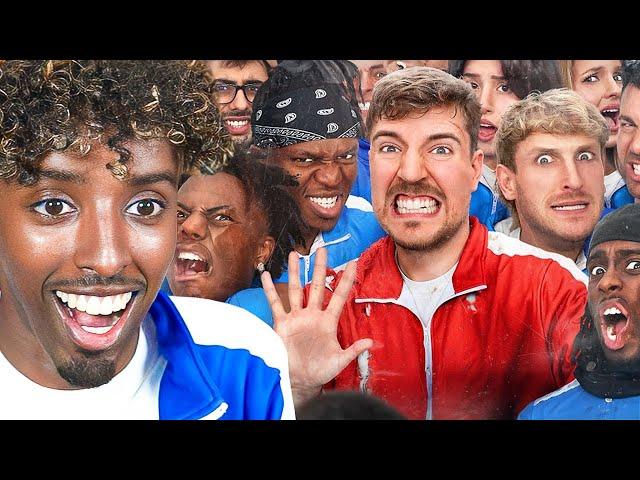 Aj Reacts To MrBeast 50 YouTubers Fight For $1,000,000