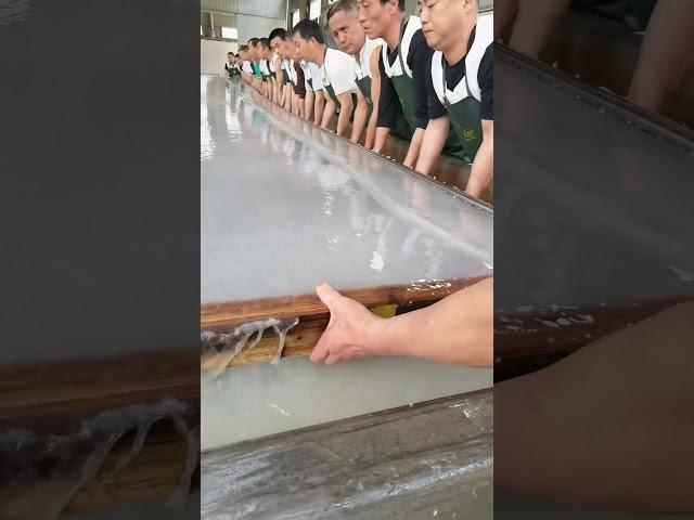China’s ancient papermaking technique showcases the beauty of traditional craftsmanship!