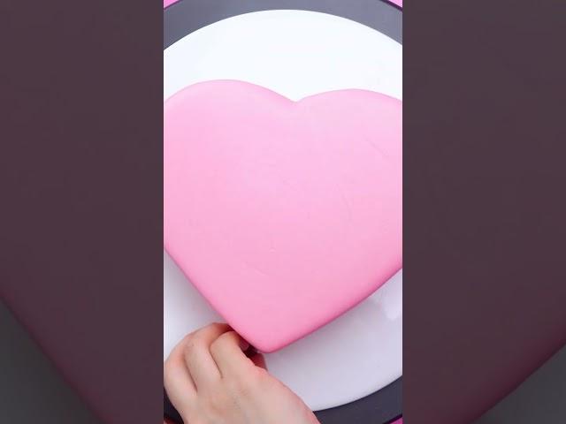 Chocolate Heart Cake – Sweet and Perfect for Your Loved Ones  #shorts #cakes #chocolate #satisfying