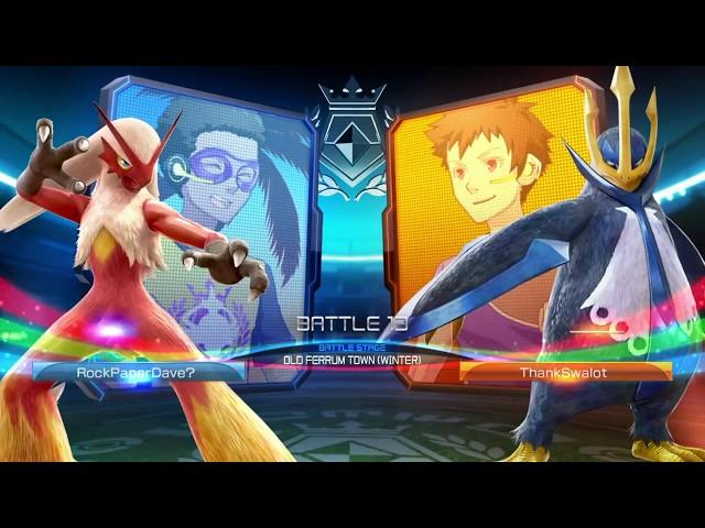 Pokken Tournament DX: LiveWithDave (Blaziken) vs ThankSwalot (Empoleon)