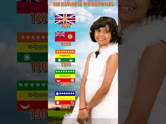 The History of The Indian Flag | Kids Spoken Vocabulary | Adi Keshari Connection #shorts