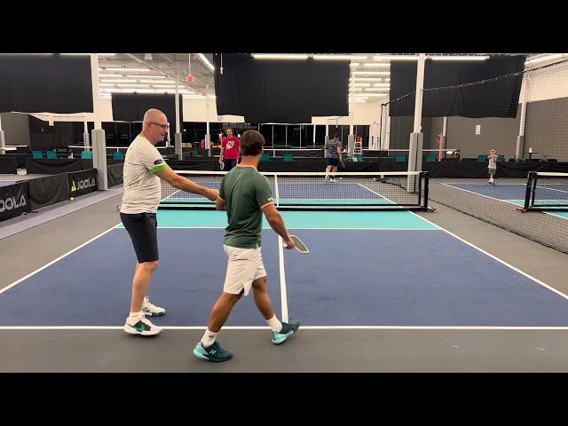 Pickleball with Ricardas Berankis. First time!