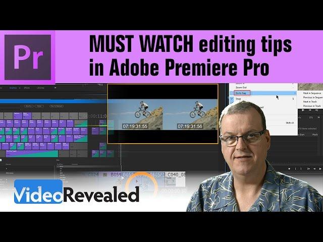 MUST WATCH editing tips in Adobe Premiere Pro