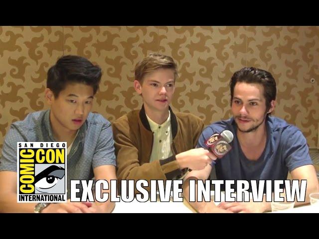 Dylan O'Brien, Thomas Brodie-Sangster & Ki Hong Lee's MAZE RUNNER: THE SCORCH TRIALS Interview (HD)