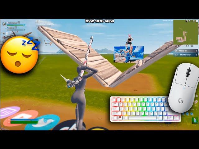 ASMR  1v1 CLIX Build fight gameplay (Fortnite KBM ASMR)