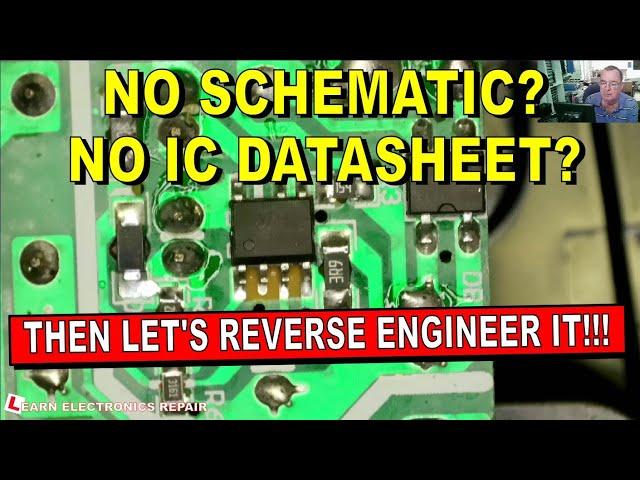 How To Reverse Engineer a PCB With No Datasheets! Dead Battery Charger Fault Diagnosis & Repair