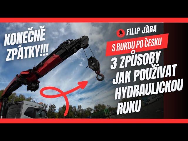 KONEČNĚ ZPÁTKY!!! 3 ZPŮSOBY JAK POUŽÍVAT HYDRAULICKOU RUKU!!!