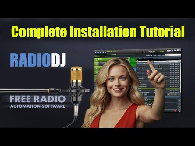 Free RADIO AUTOMATION software How to get and install Radio DJ For Radio stations Tutorial Radio DJ