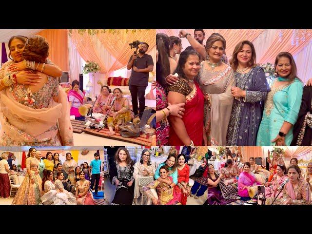 Indian Mehndi sangeet || punjabi wedding || punjabi Roneq Mella in uk @PulwashaCooksofficial