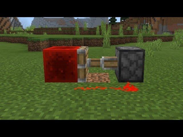Super Easy Redstone clock || Minecraft