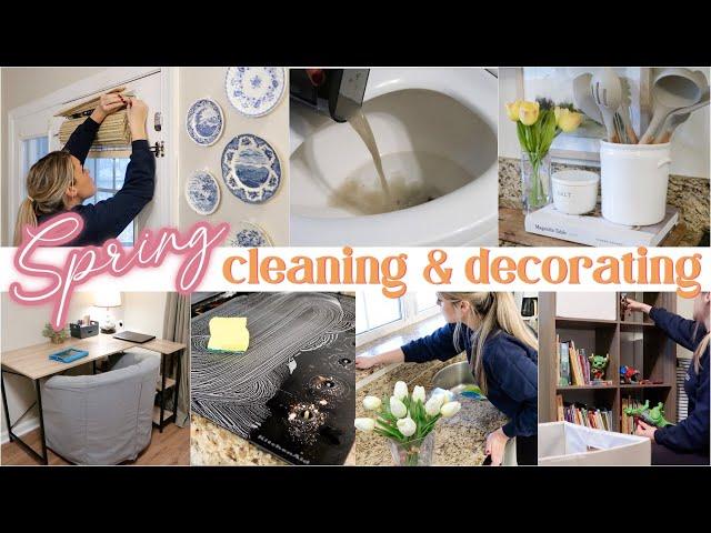 SPRING CLEANING & SPRING DECOR 2023 | SPRING CLEAN AND DECORATE WITH ME - DEEP CLEANING MOTIVATION