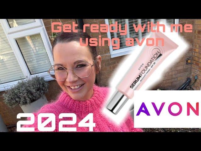 Get ready with me using avon serum foundation & makeup  over 40 makeup