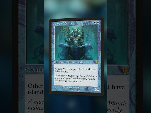 MTG AI Alters | Lord of Atlantis | The Ocean Scares Me...