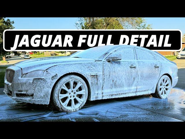 Deep Cleaning Jaguar XJ - Full Car Detailing