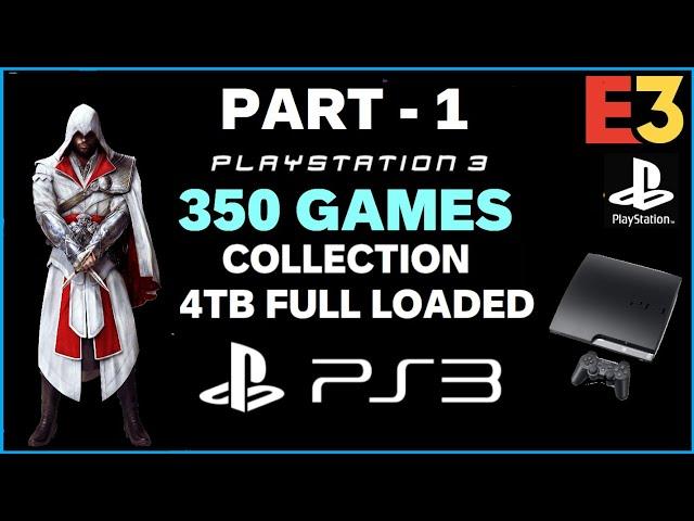 PS3 GAMES COLLECTION || PART 1 || 4TB FULLY LOADED 350 GAMES || TAMIL ||