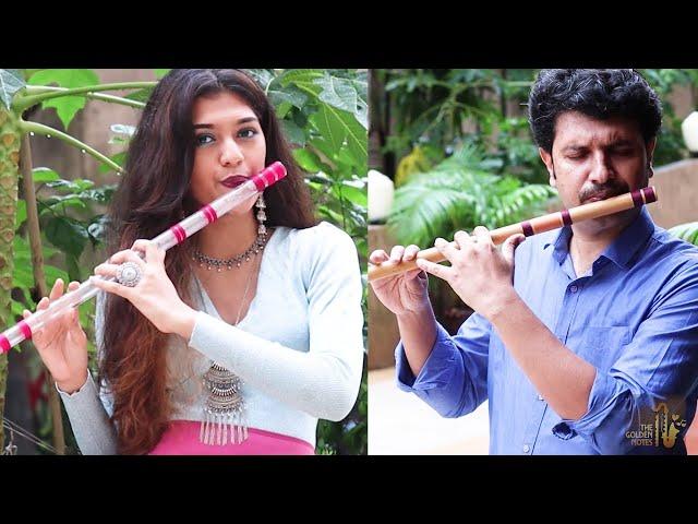 Rimjhim Rumjhum-Flute Duet-Palak & Sachin Jain- Daughter and Dad -The Golden Notes- Ft. Riyaz Ap