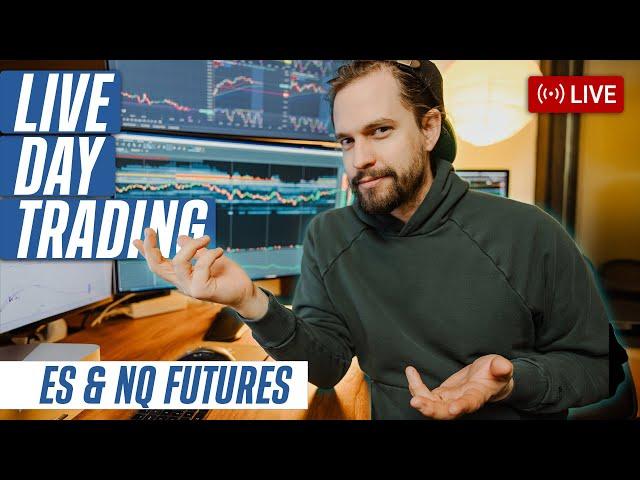 LIVE Day Trading Futures /NQ and /ES