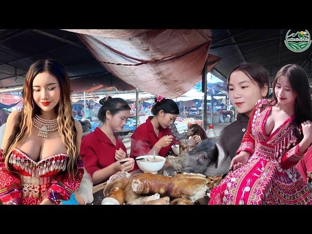 Chợ Phiên Họp Sáng Thứ Ba Có Rất Nhiều Hàng Nóng - Miền núi tây bắc