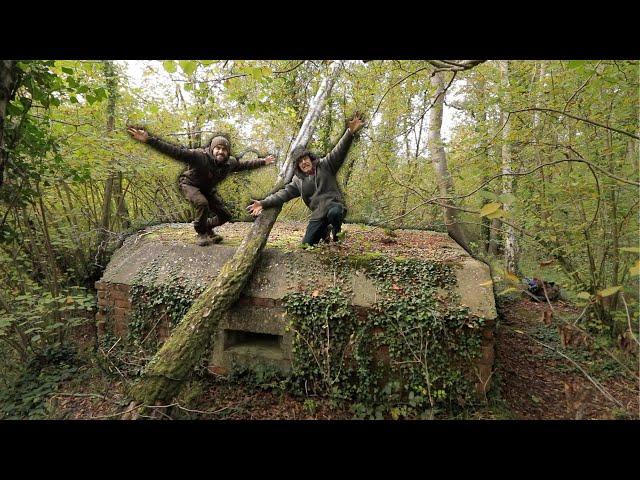 Stealth Camping in Abandoned WW2 Machine Gun Pillbox