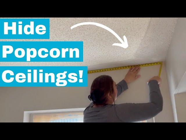 The genius NEW way people are hiding their popcorn ceilings