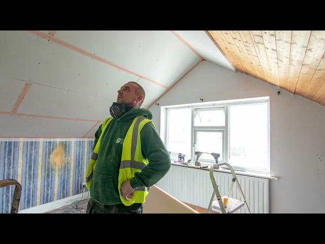 Room in Roof Insulation Eco Funded Timelapse