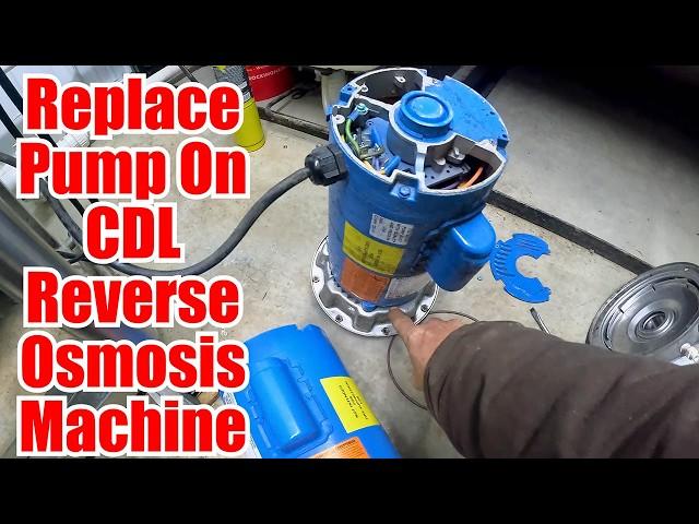 Repalcing a Pump in a CDL 1000 Reverse Osmosis Machine